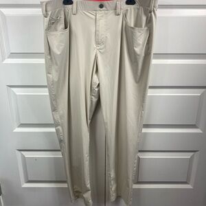 Redvanly Men's Size XXL Kent Pull-On Golf Trouser Beige